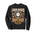 Baseball Dad Baseballer Daddy Sweatshirt - Custom Art Print Unisex - T-Shirt, Sweatshirt, Hoodie