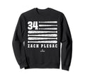 Zach Plesac Flag Cleveland Sweatshirt - Fun Novelty Design Men Women - T-Shirt, Sweatshirt, Hoodie