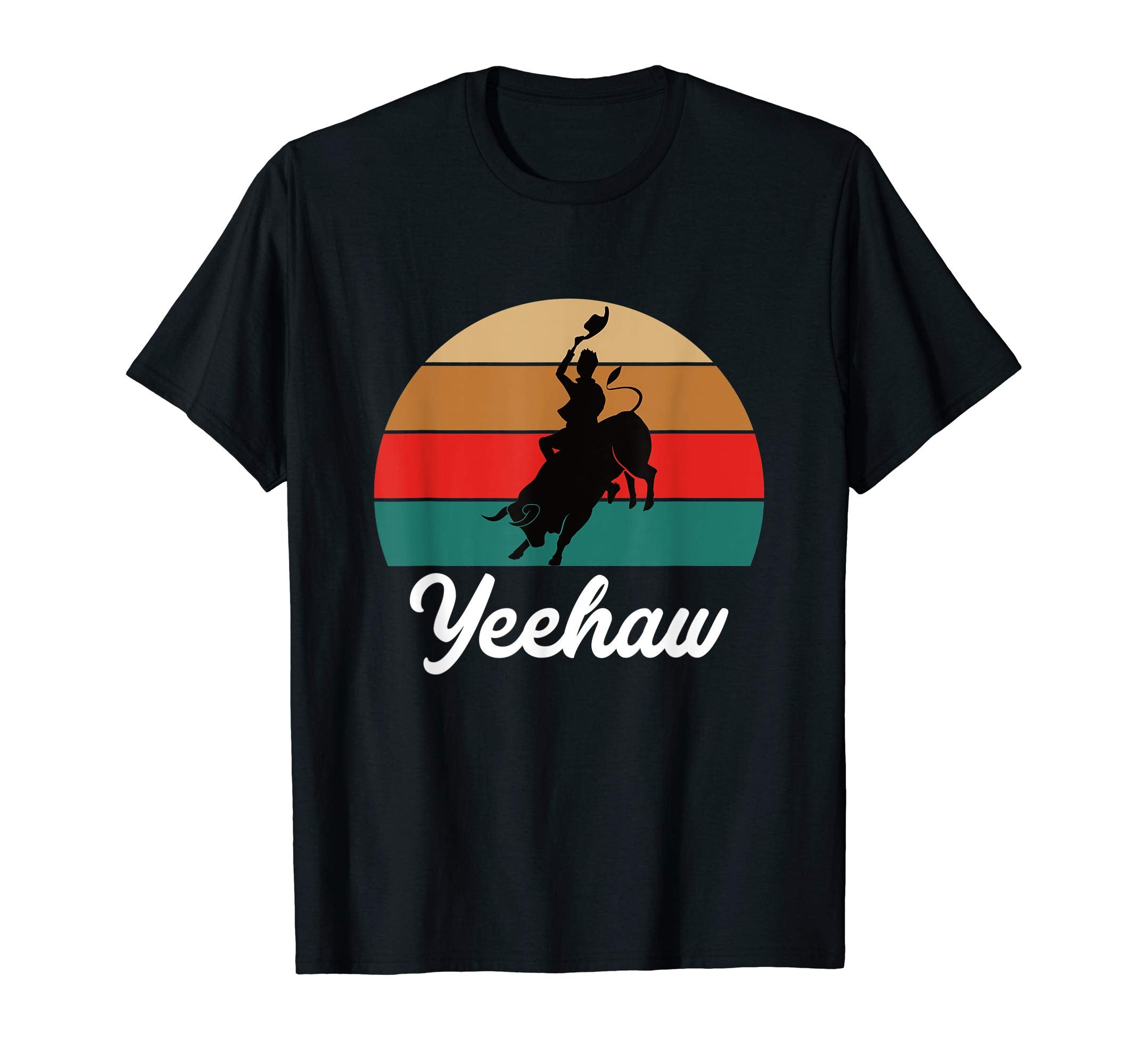 Cowboy Rodeo Western Horse Riding Cowboy T-Shirt - Unique Graphic Men Women - T-Shirt, Sweatshirt, Hoodie