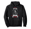 Miami Boxing Club Distressed Boxer Hoodie - Aesthetic Graphic Unisex - T-Shirt, Sweatshirt, Hoodie