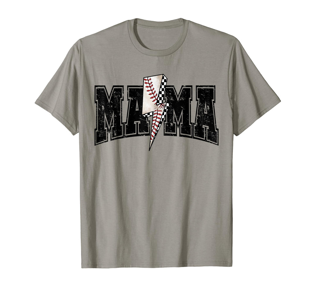 Baseball Mama Mothers Proud Mama T-Shirt - Casual Everyday Wear for Adults - T-Shirt, Sweatshirt, Hoodie