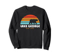 Lake George Ny Adirondacks Sunset Sweatshirt - Trendy Graphic for Adults - T-Shirt, Sweatshirt, Hoodie