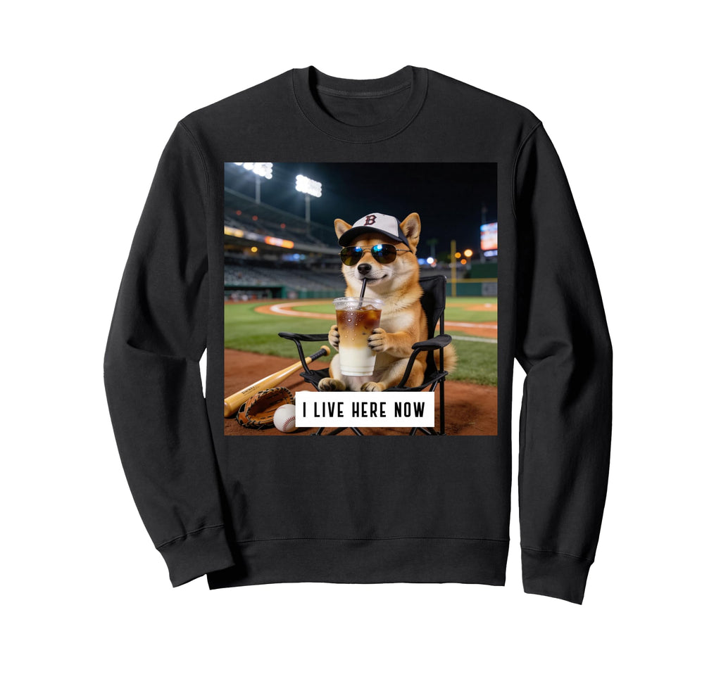 Funny Shiba Inu Baseball Lovers Sweatshirt - Aesthetic Graphic for Adults - T-Shirt, Sweatshirt, Hoodie
