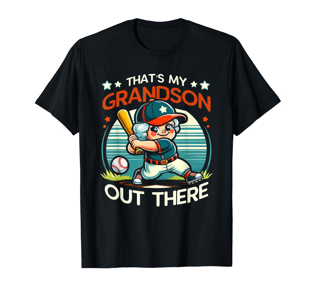 Baseball Grandma Grandmother Granny T-Shirt - Fun Novelty Design Men Women - T-Shirt, Sweatshirt, Hoodie