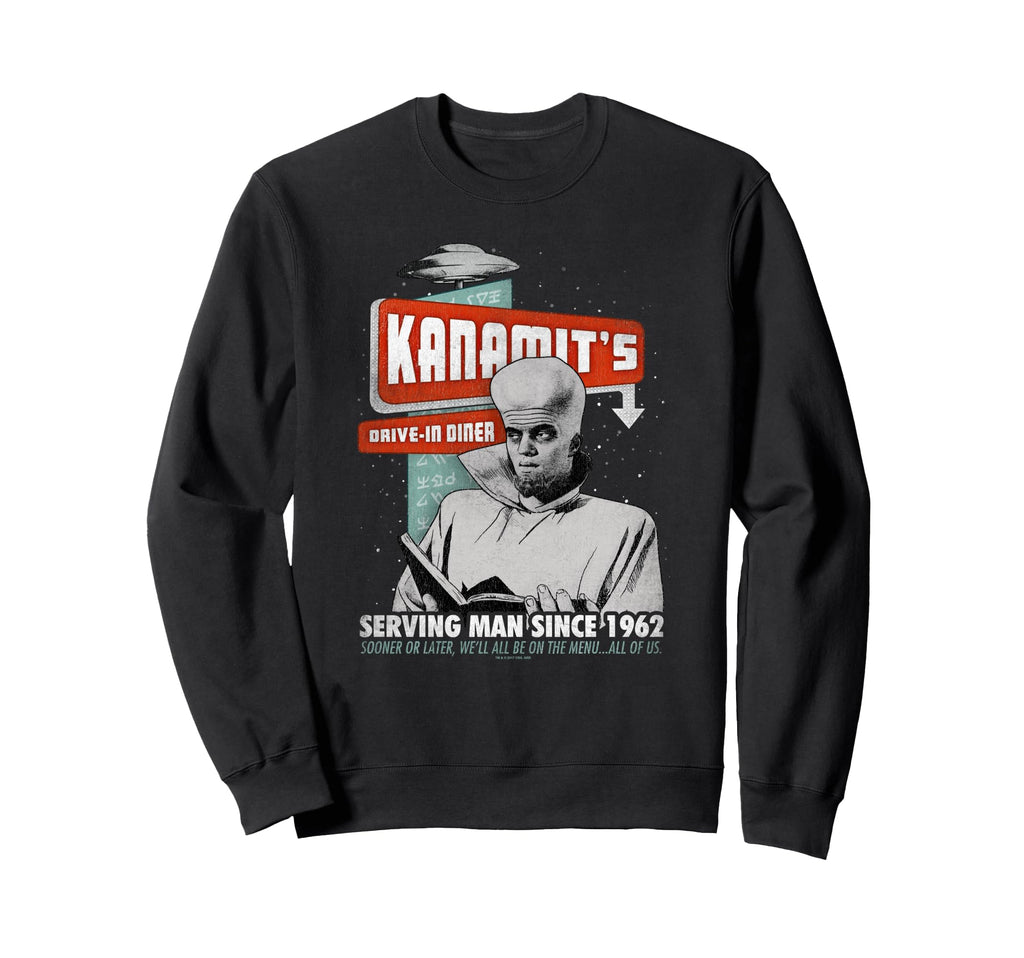 Twilight Zone Kanamits Diner Sweatshirt - Unique Graphic Men Women - T-Shirt, Sweatshirt, Hoodie