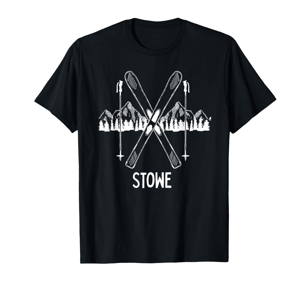 Stowe Vermont Vt Vacation Skiing T-Shirt - Casual Everyday Wear for Adults - T-Shirt, Sweatshirt, Hoodie