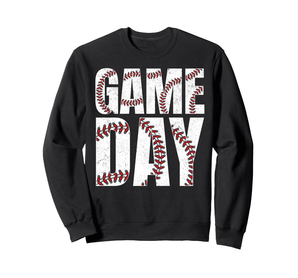 Baseball Game Day Baseball Mom Life Sweatshirt - Custom Art Print Men Women - T-Shirt, Sweatshirt, Hoodie