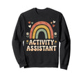Activity Assistant Boho Rainbow Heart Sweatshirt - Streetwear Style Unisex - T-Shirt, Sweatshirt, Hoodie