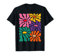 Color Flower Minimalist 70S Flower Power T-Shirt - Custom Art Print Unisex - T-Shirt, Sweatshirt, Hoodie