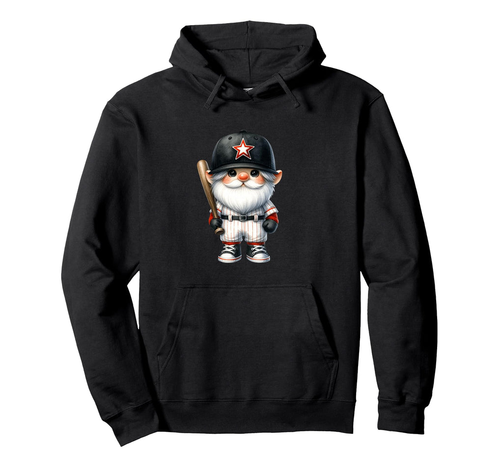 Funny Baseball Gnome Grandpa Baseball Hoodie - Casual Everyday Wear Unisex - T-Shirt, Sweatshirt, Hoodie
