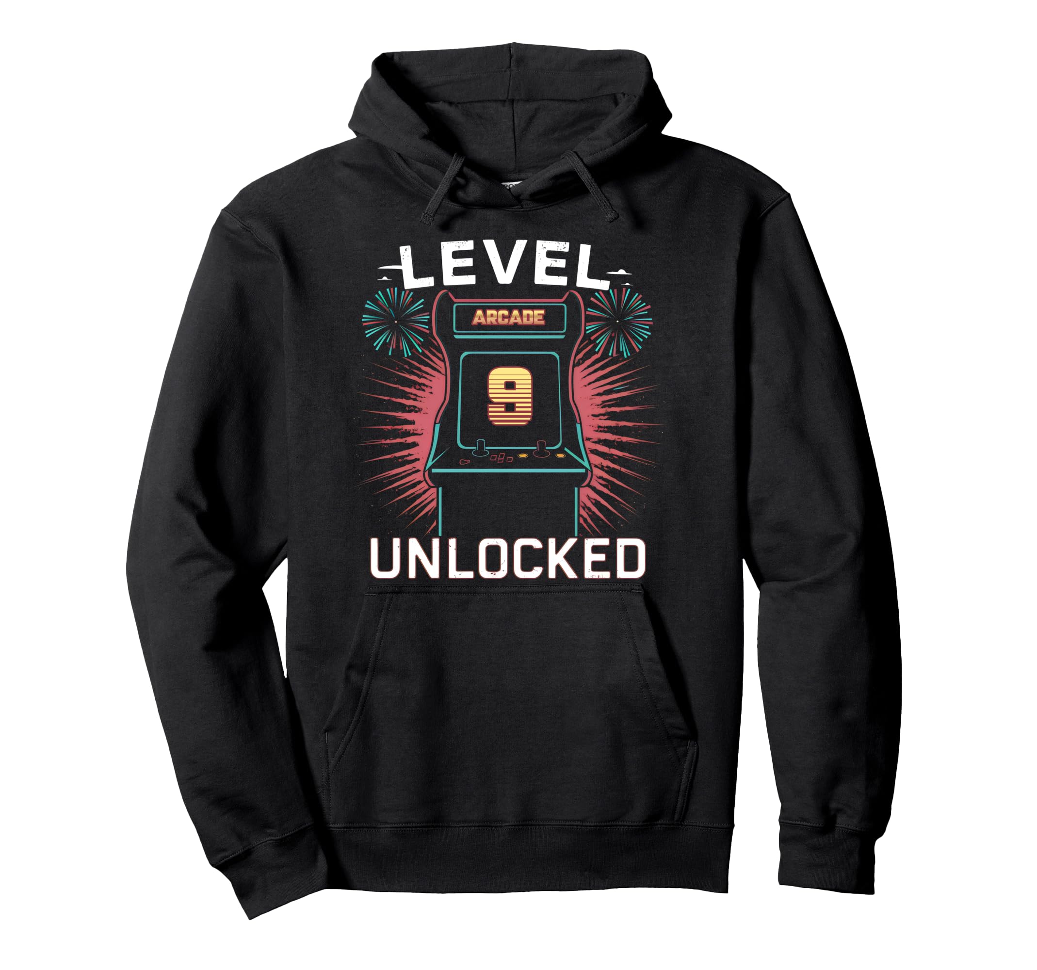Level 9 Unlocked Video Game 9Th Hoodie - Novelty Apparel Men Women - T-Shirt, Sweatshirt, Hoodie