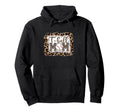 Leopard American Baseball Mom Mama Hoodie - Novelty Apparel Men Women - T-Shirt, Sweatshirt, Hoodie