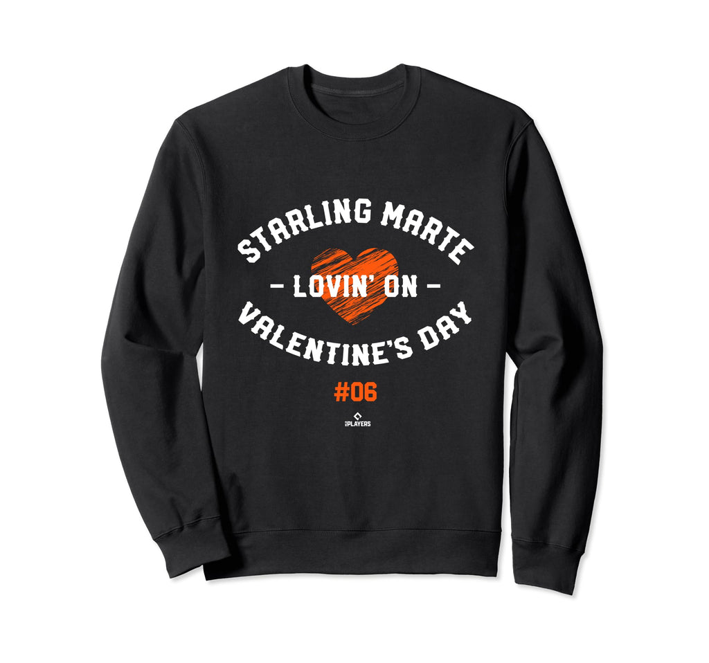 Starling Marte Lovin Sweatshirt - Casual Everyday Wear Men Women - T-Shirt, Sweatshirt, Hoodie