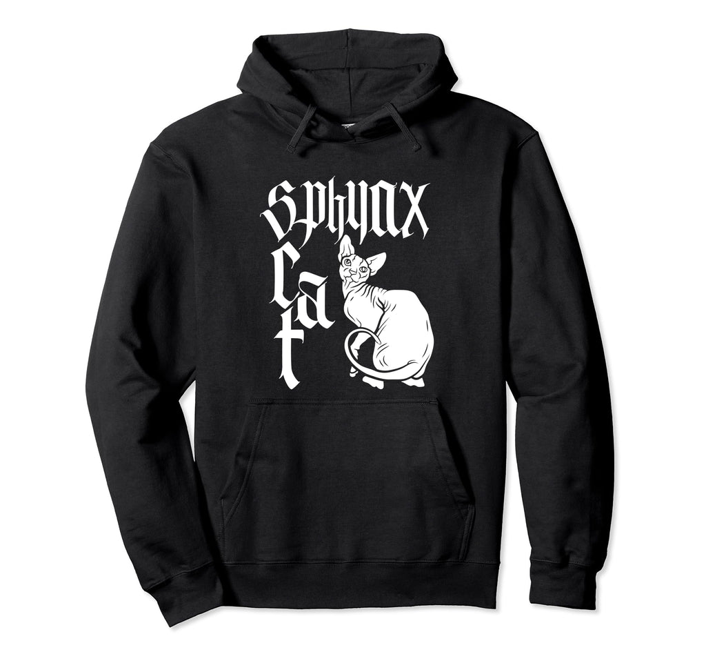 Sphynx Cat Y2K Aesthetic Grunge Hoodie - Novelty Apparel for Adults - T-Shirt, Sweatshirt, Hoodie