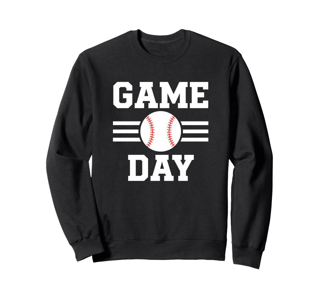 Game Day Mom Baseball Mom Fan Day Sweatshirt - Graphic Print for Adults - T-Shirt, Sweatshirt, Hoodie