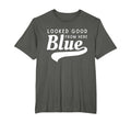 Looked Good From Here Blue Softball Game T-Shirt - Graphic Print Men Women - T-Shirt, Sweatshirt, Hoodie