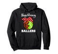 Busy Raising Ballers Funny Basketball Hoodie - Unique Graphic Unisex - T-Shirt, Sweatshirt, Hoodie