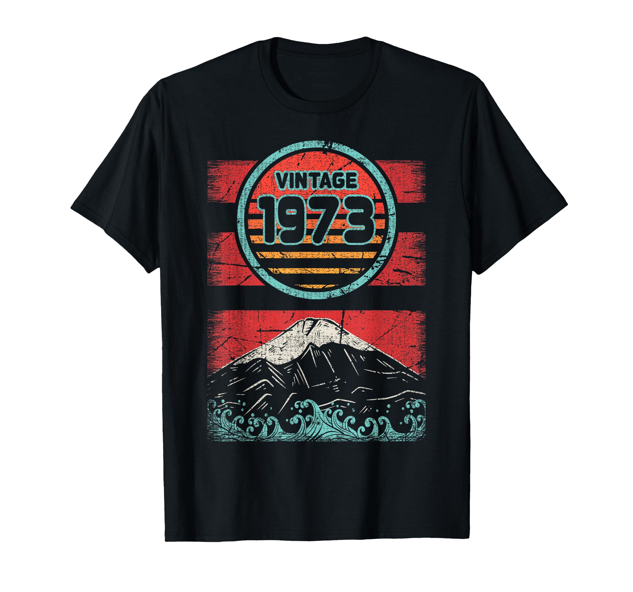 1973 Birthday Sunset T-Shirt - Novelty Apparel for Adults - T-Shirt, Sweatshirt, Hoodie