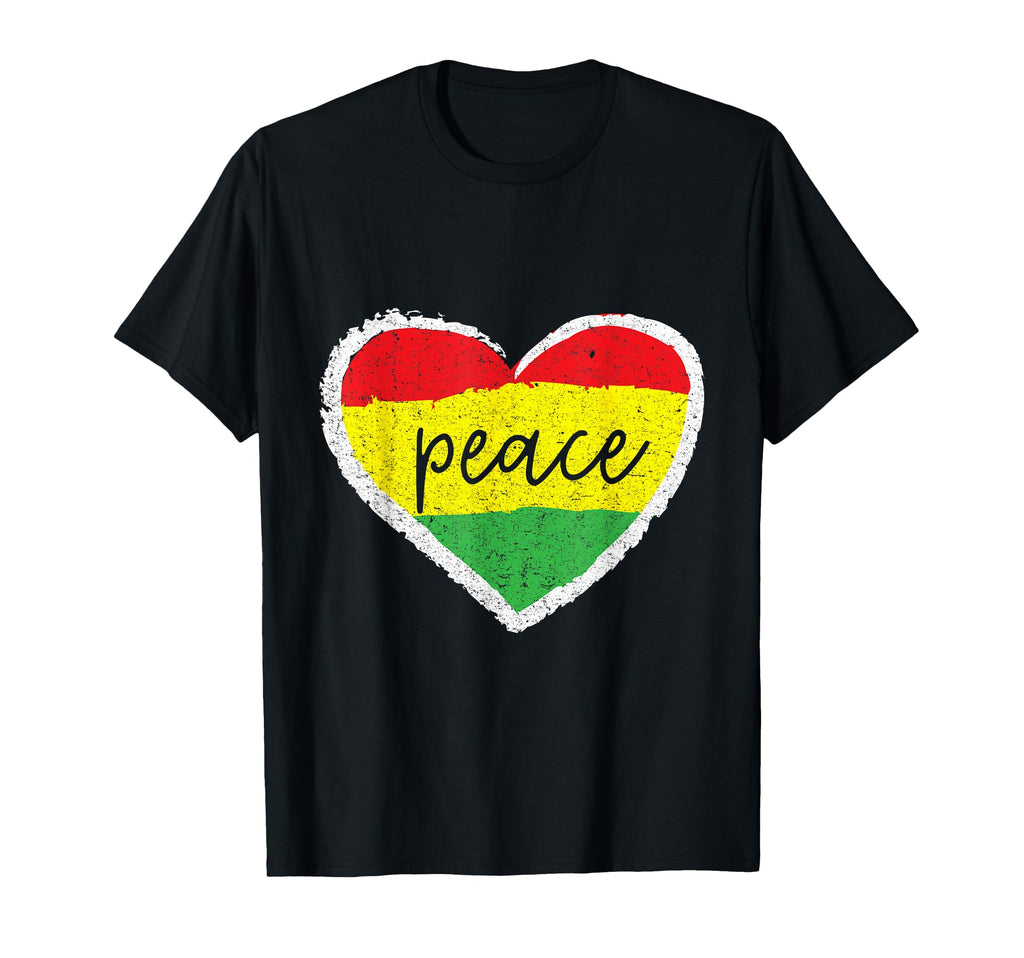 Jamaica Reggae Music Rasta Pride Peace T-Shirt - Graphic Print for Adults - T-Shirt, Sweatshirt, Hoodie