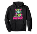 Kawaii Cat Dj Japanese Edm Y2K Aesthetic 12 Hoodie - Graphic Print Unisex - T-Shirt, Sweatshirt, Hoodie