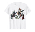Bluegrass Animal Band Geeky Musical T-Shirt - Minimalist Print for Adults - T-Shirt, Sweatshirt, Hoodie