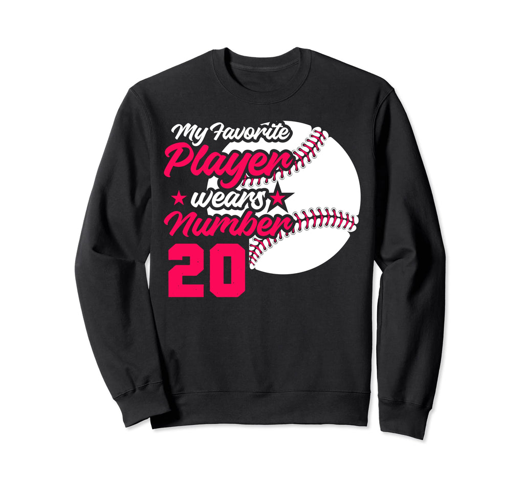 Baseball Mothers Day My Favorite Sweatshirt - Unique Graphic for Adults - T-Shirt, Sweatshirt, Hoodie
