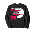 Baseball Mothers Day My Favorite Sweatshirt - Unique Graphic for Adults - T-Shirt, Sweatshirt, Hoodie