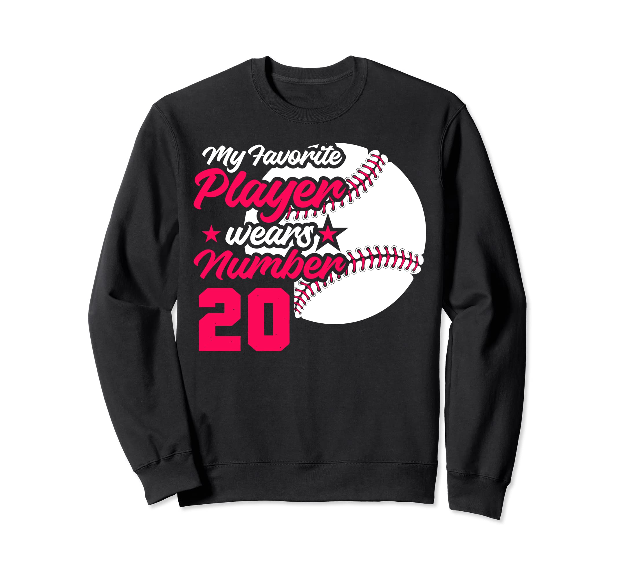 Baseball Mothers Day My Favorite Sweatshirt - Unique Graphic for Adults - T-Shirt, Sweatshirt, Hoodie
