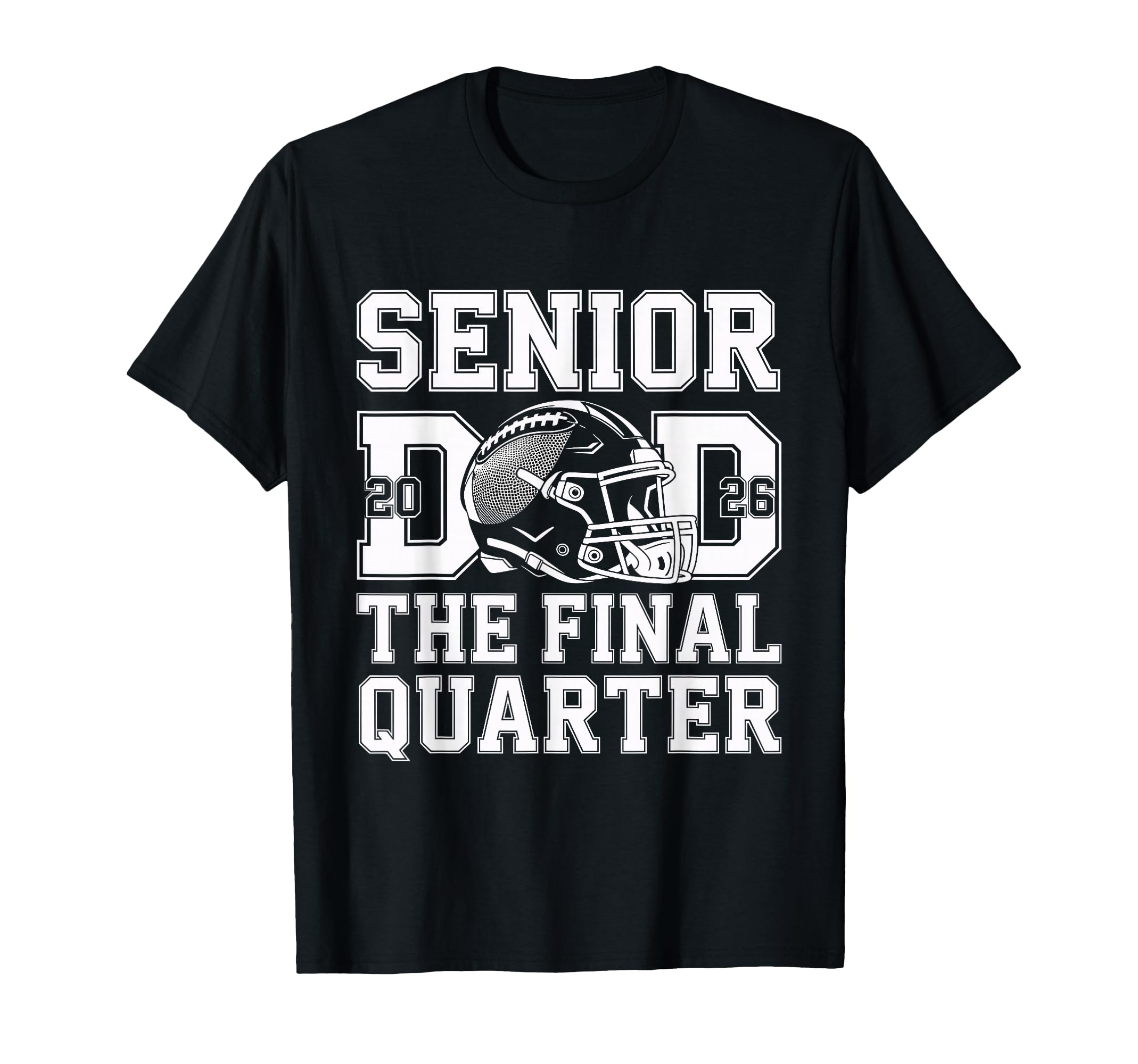 Senior Football Dad Father Final T-Shirt - Minimalist Print for Adults - T-Shirt, Sweatshirt, Hoodie