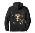 German Shepherd Smoking Cigarette Grunge Hoodie - Graphic Print Unisex - T-Shirt, Sweatshirt, Hoodie