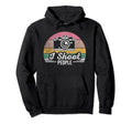 Funny Photographer Camera I Shoot People Hoodie - Graphic Print for Adults - T-Shirt, Sweatshirt, Hoodie