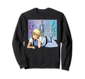 Who Loves Anime Vaporwave Aesthetic Sweatshirt - Trendy Graphic Men Women - T-Shirt, Sweatshirt, Hoodie