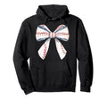Baseball Mom Coquette Bow Mothers Day Hoodie - Trendy Graphic for Adults - T-Shirt, Sweatshirt, Hoodie