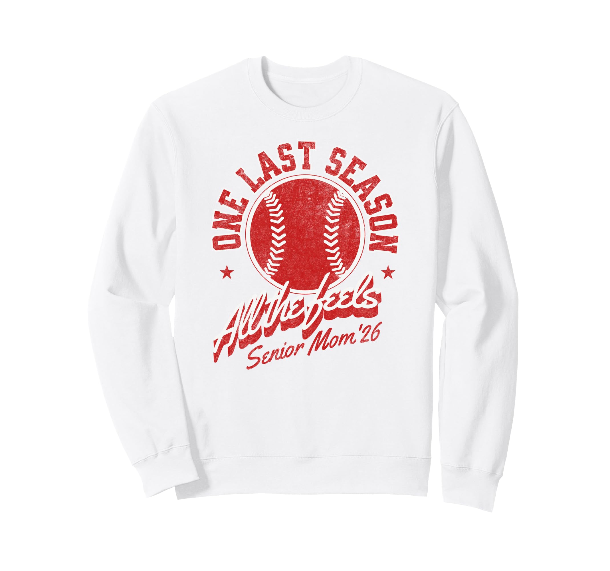 Baseball Senior Mom 2026 Final Sweatshirt - Fun Novelty Design for Adults - T-Shirt, Sweatshirt, Hoodie