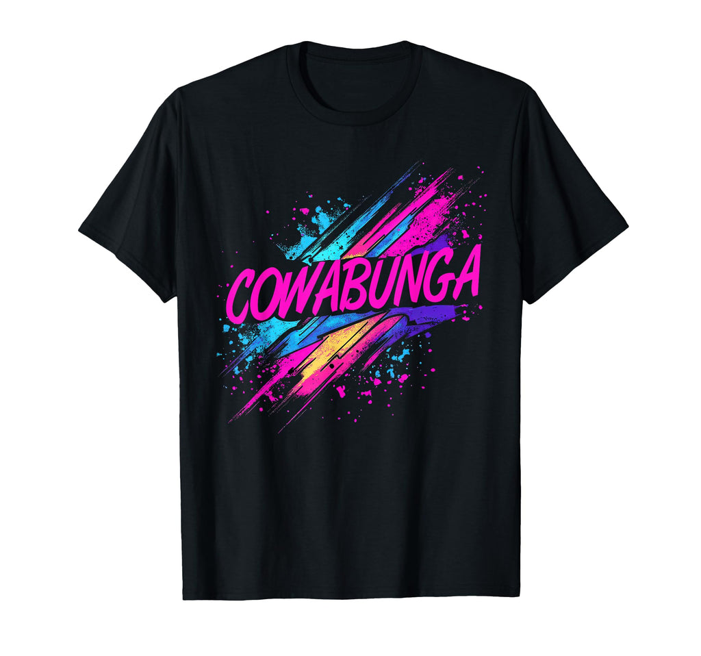 Cowabunga 80S 90S Nostalgia Slang T-Shirt - Aesthetic Graphic Men Women - T-Shirt, Sweatshirt, Hoodie