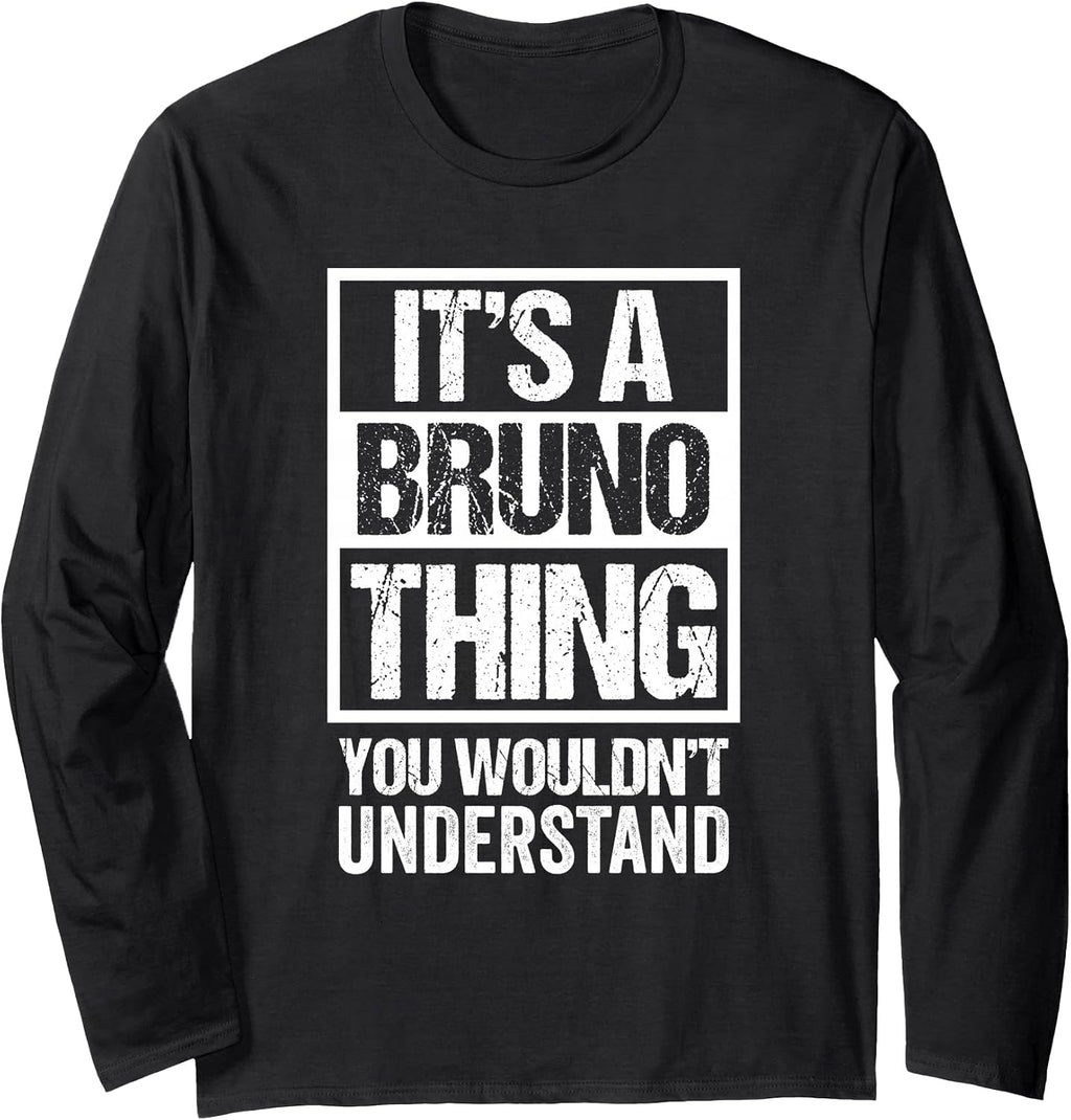 Funny Bruno Family Name Last Gift Ideas - Adult & Kids T-Shirts, Sweatshirts & Hoodies apparel design preview 1