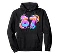 6 7 Six Seven Meme Y2K Slang Hoodie - Fun Novelty Design for Adults - T-Shirt, Sweatshirt, Hoodie