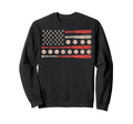 Baseball Us Flag Baseball Lover Dad Sweatshirt - Novelty Apparel Men Women - T-Shirt, Sweatshirt, Hoodie