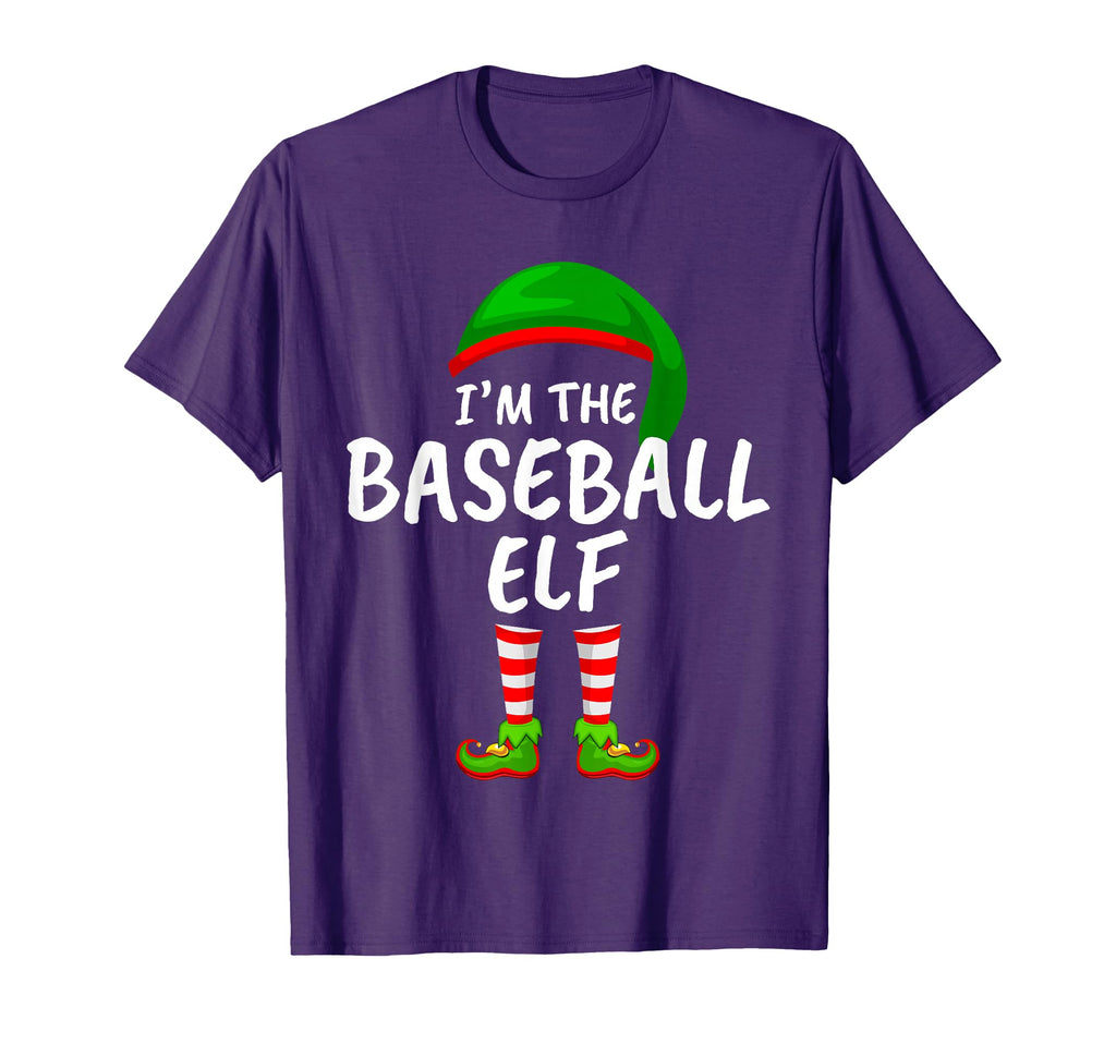 Matching Family Funny Im Baseball Elf T-Shirt - Custom Art Print Men Women - T-Shirt, Sweatshirt, Hoodie