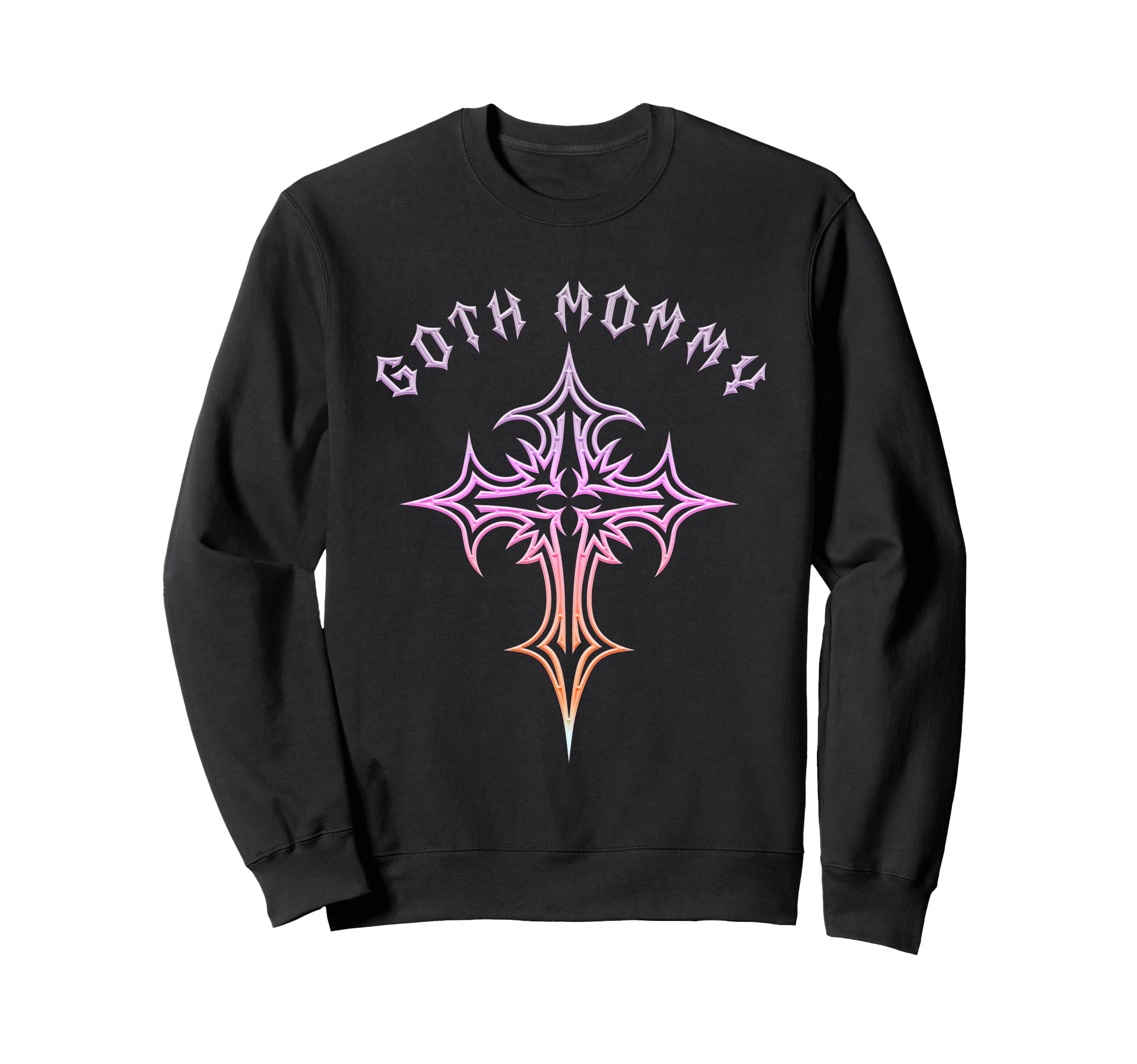 Goth Mommy Gothic Cross Y2K Aesthetic Sweatshirt - Streetwear Style Unisex - T-Shirt, Sweatshirt, Hoodie