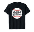Baseball Grandma Script Sports T-Shirt - Fun Novelty Design Men Women - T-Shirt, Sweatshirt, Hoodie