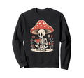 Goblincore Nature Skeleton Gaming Sweatshirt - Minimalist Print Men Women - T-Shirt, Sweatshirt, Hoodie