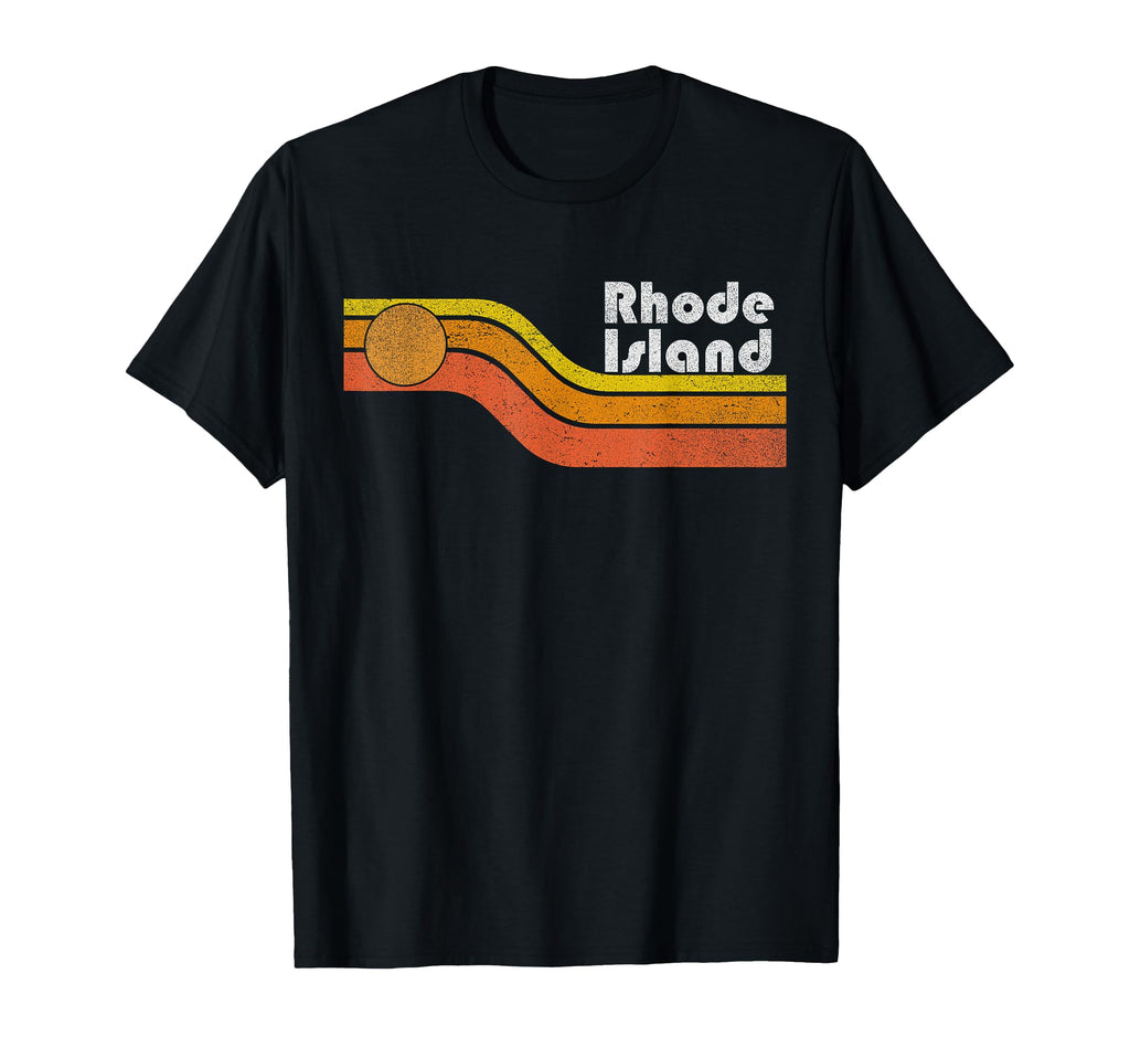 Rhode Island 70S 80S T-Shirt - Novelty Apparel Unisex - T-Shirt, Sweatshirt, Hoodie