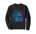 Roller Skating Skate Vaporwave Sweatshirt - Custom Art Print Men Women - T-Shirt, Sweatshirt, Hoodie