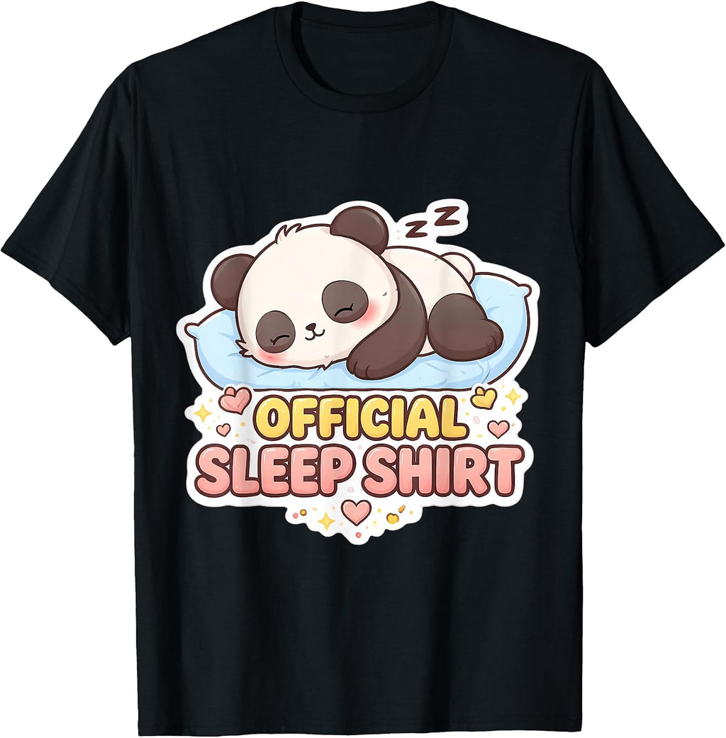 Official Sleep Cute Panda Sleeping Merch - Adult & Kids T-Shirts, Sweatshirts & Hoodies apparel design preview 1