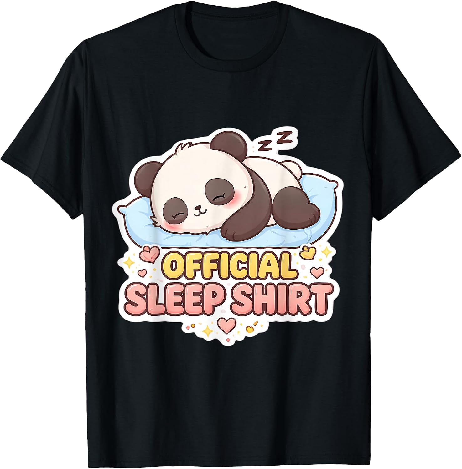 Official Sleep Cute Panda Sleeping Merch - Adult & Kids T-Shirts, Sweatshirts & Hoodies apparel design preview 1
