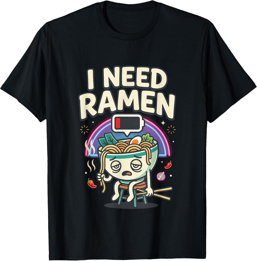 PixelPunch Ramen Humor Funny Lover - Adult & Kids T-Shirts, Sweatshirts & Hoodies apparel design preview 1