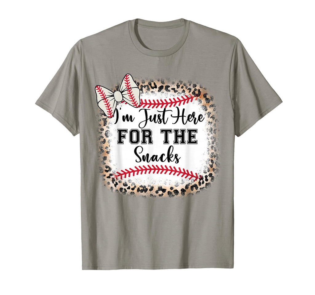 Baseball Sister Im Just Here Snacks T-Shirt - Unique Graphic for Adults - T-Shirt, Sweatshirt, Hoodie