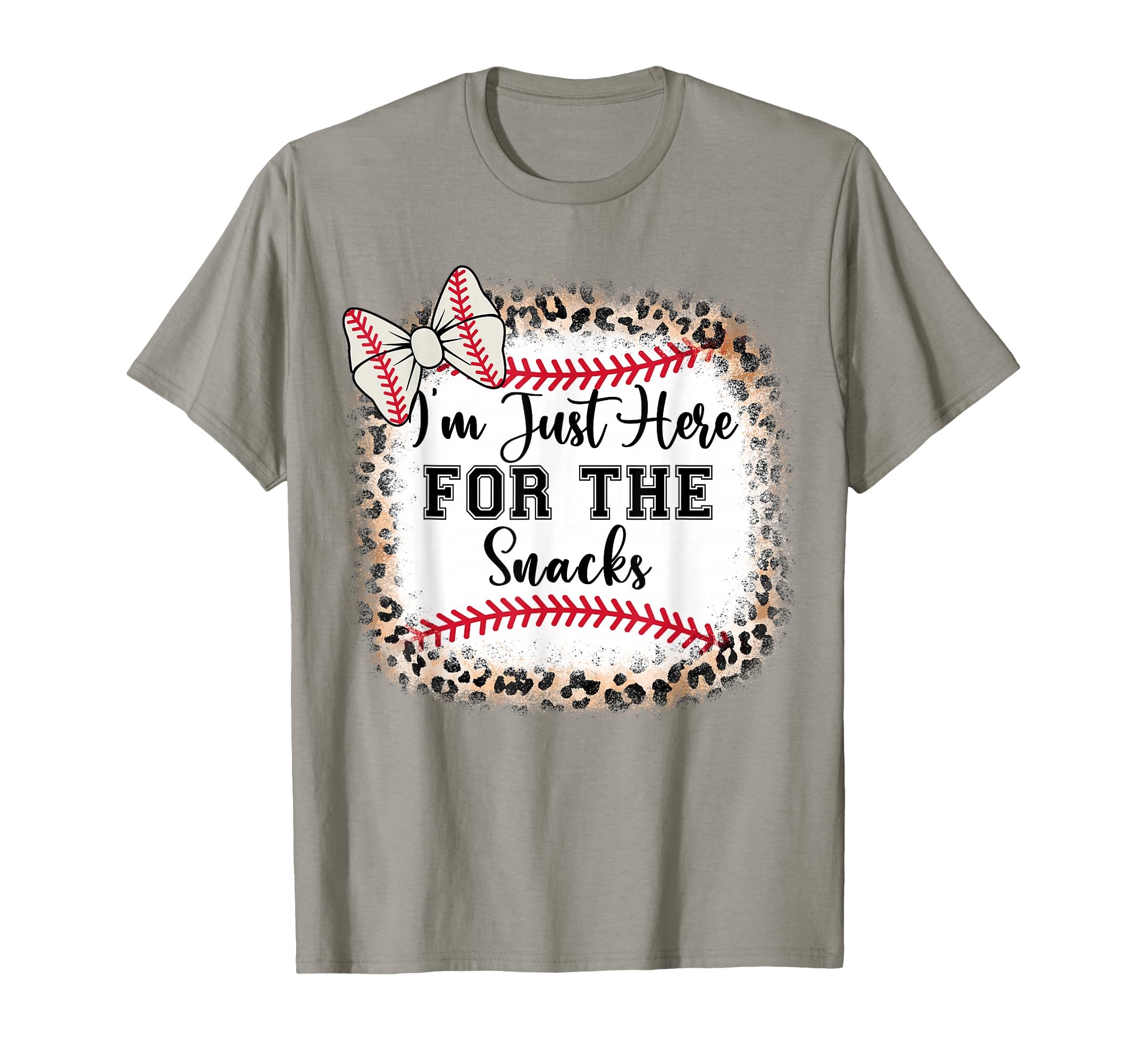 Baseball Sister Im Just Here Snacks T-Shirt - Unique Graphic for Adults - T-Shirt, Sweatshirt, Hoodie