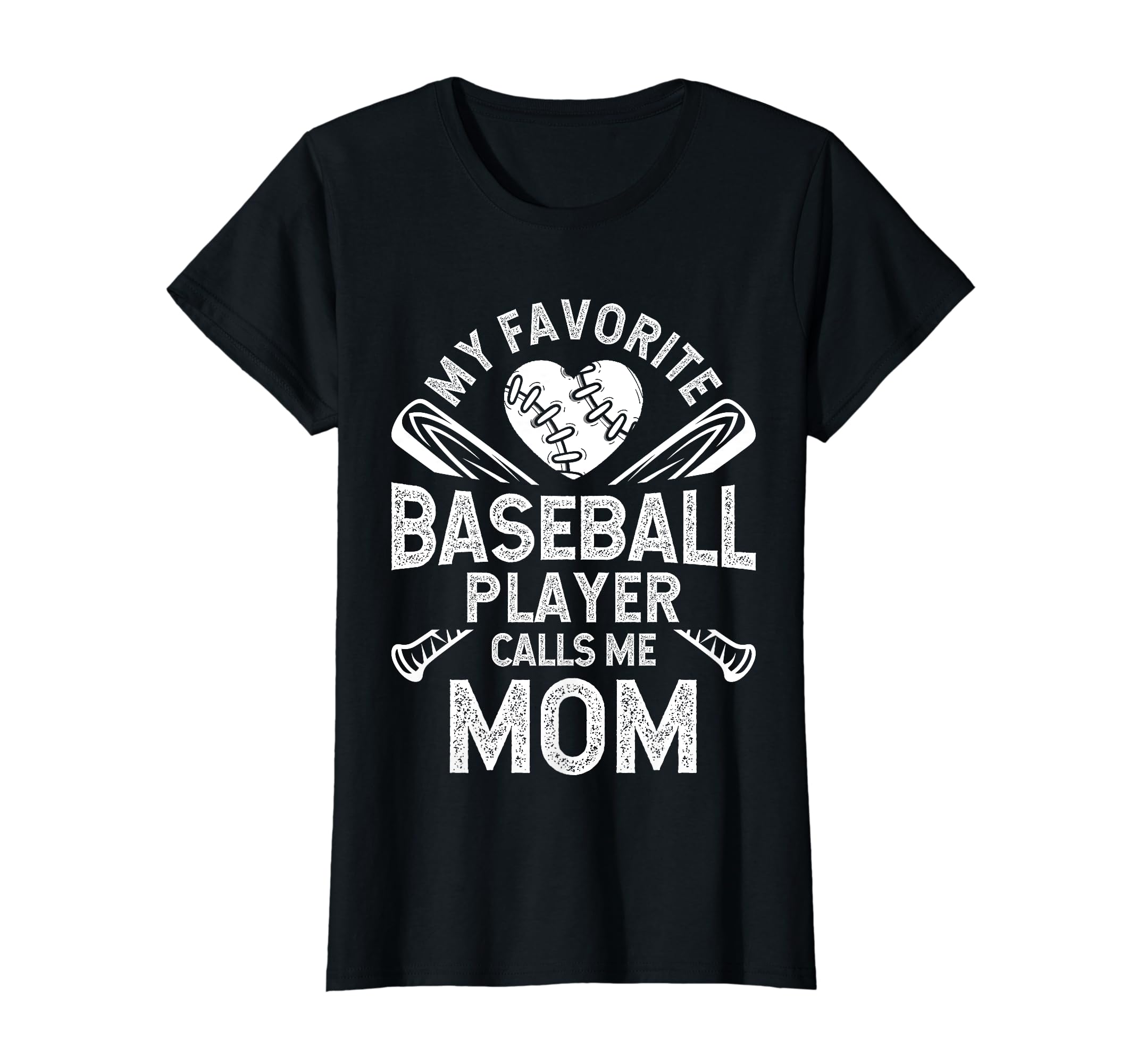 My Favorite Baseball Player Calls Me Mom T-Shirt - Custom Art Print Unisex - T-Shirt, Sweatshirt, Hoodie